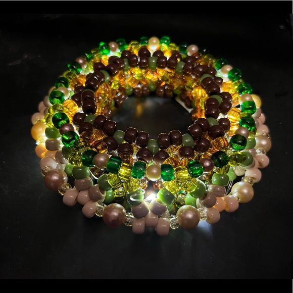 ❌SOLD❌🌱🍃Earth Element Kandi Cuff - Picture 3 of 11